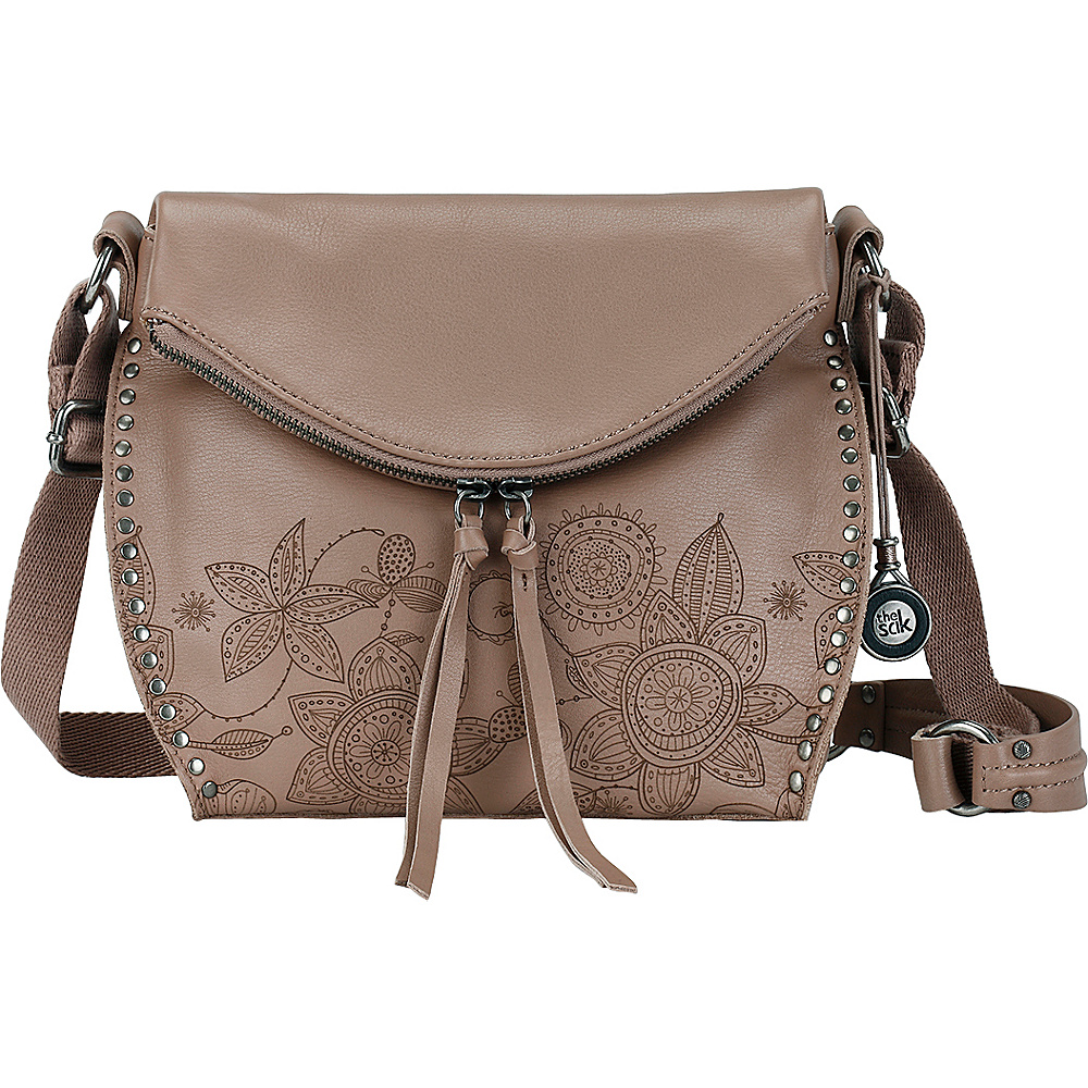 The Sak Silverlake Crossbody Bag Mocha Floral The Sak Leather Handbags