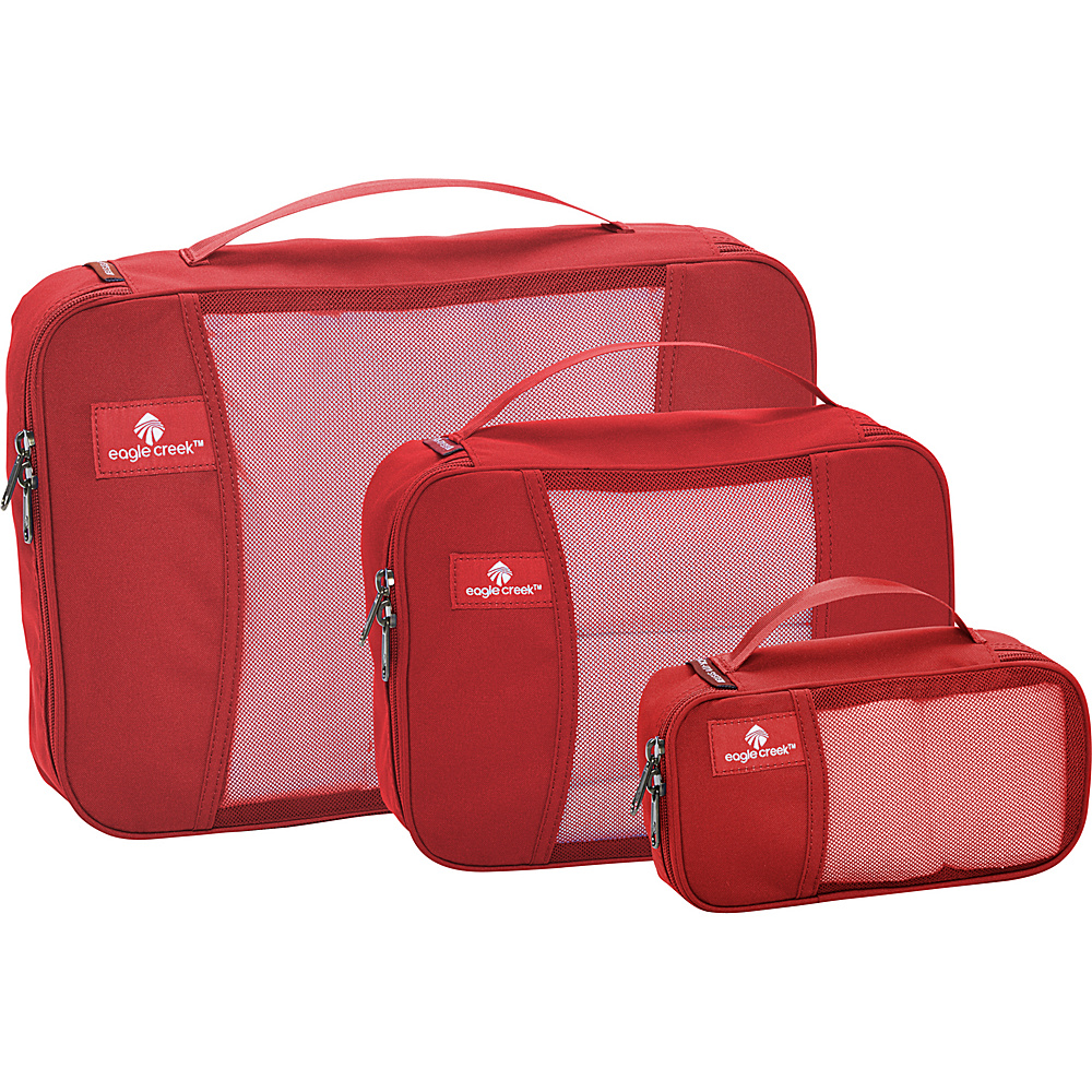 Eagle Creek Pack It Cube Set Red Fire Eagle Creek Travel Organizers