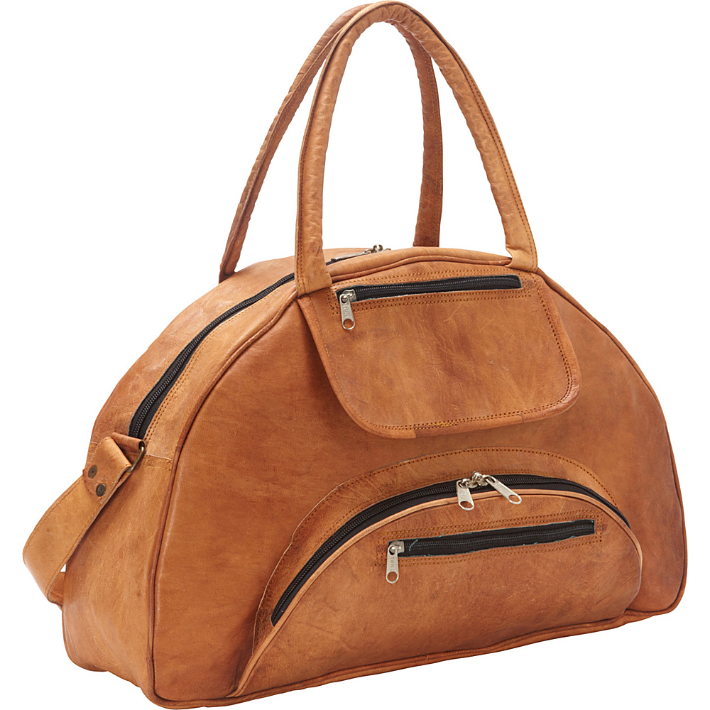 Sharo Leather Bags Travel Carry on Leather Weekend Bag Brown Sharo Leather Bags Leather Handbags