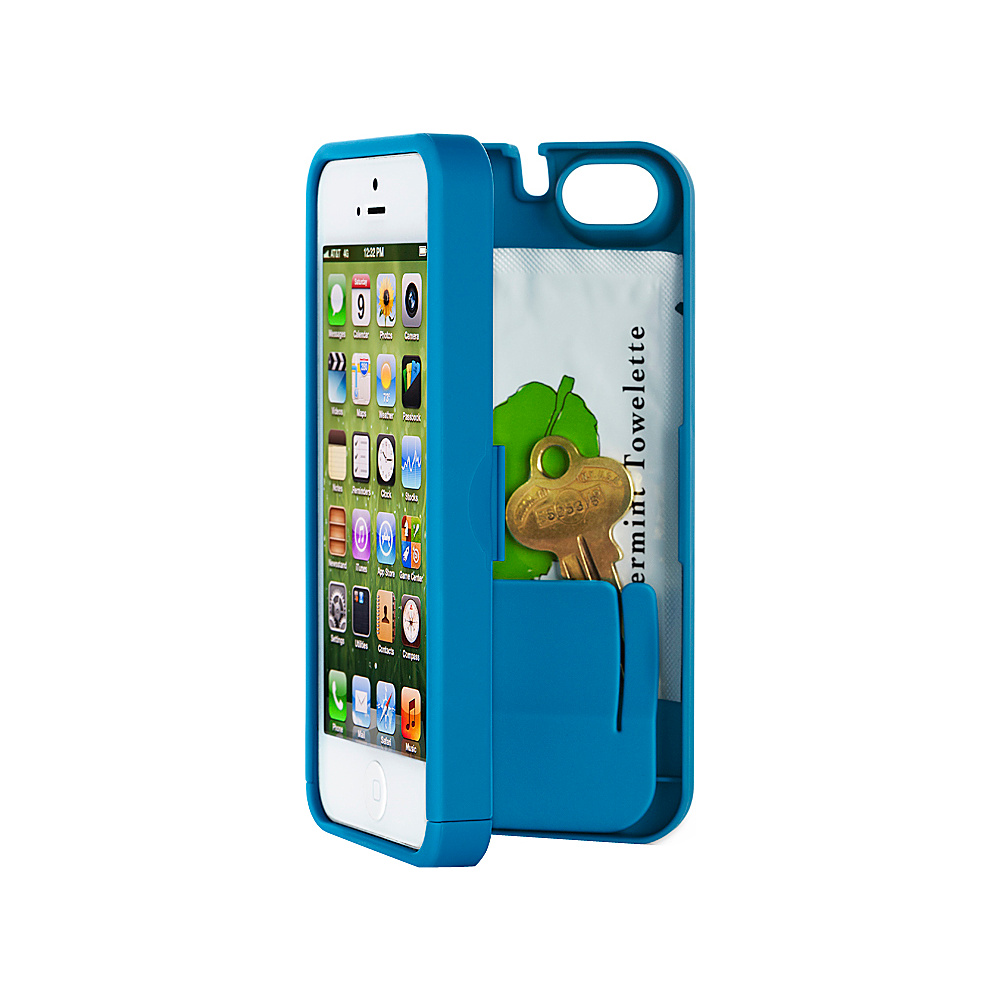 eyn case iPhone 5 5s SE wallet storage Case Turquoise eyn case Electronic Cases