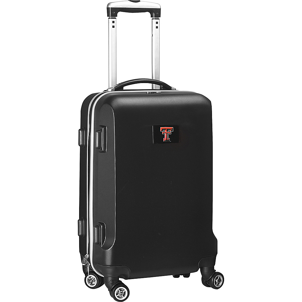 Denco Sports Luggage NCAA 20 Domestic Carry On Black Texas Tech University Red Raiders Denco Sports Luggage Hardside Carry On