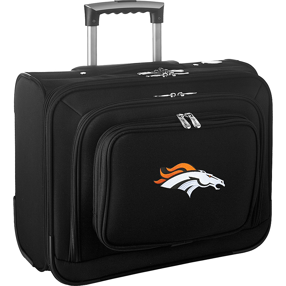 Denco Sports Luggage NFL 14 Laptop Overnighter Denver Broncos Denco Sports Luggage Wheeled Business Cases