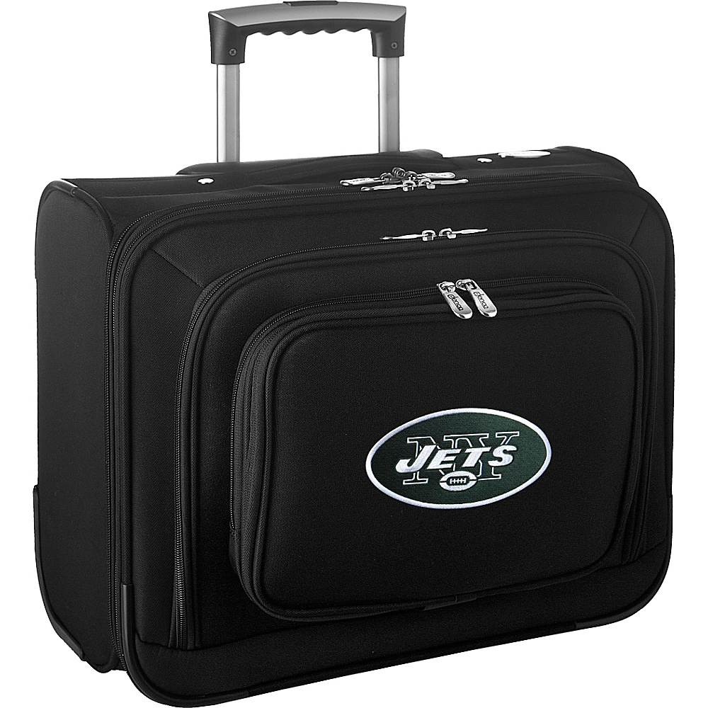 Denco Sports Luggage NFL 14 Laptop Overnighter New York Jets Denco Sports Luggage Wheeled Business Cases