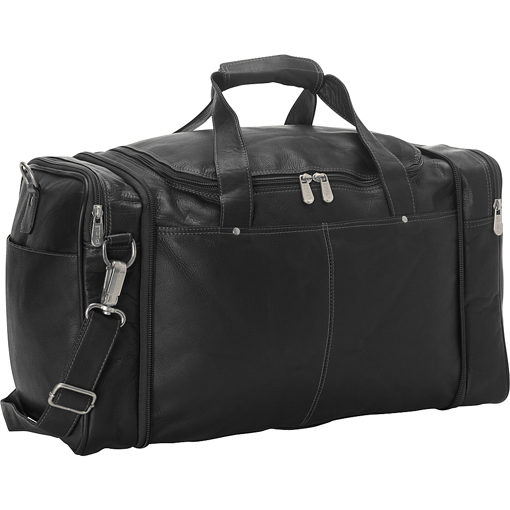 Piel Collapsible Duffel To Carry All Black Piel Travel Duffels