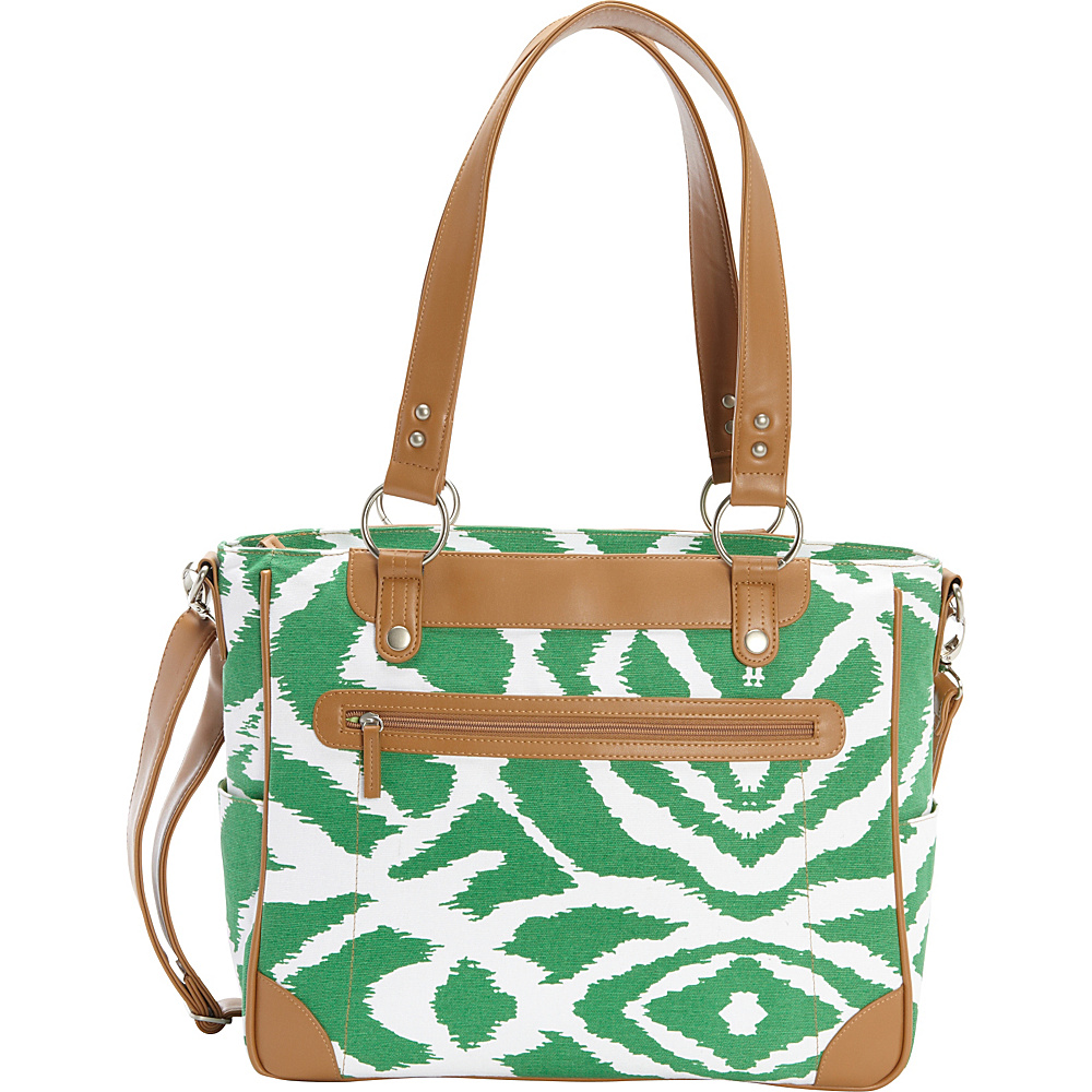 Kailo Chic Laptop and Camera Tote Emerald Ikat Kailo Chic Camera Accessories