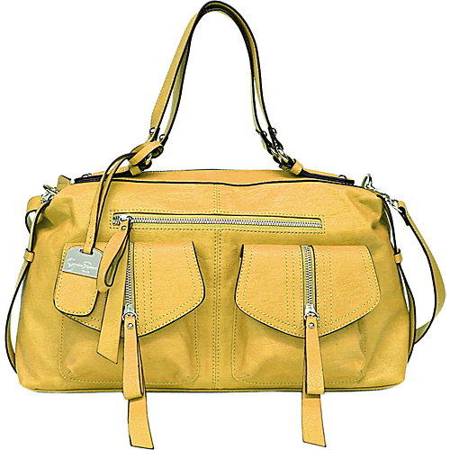 ... Simpson Megan Satchel Mustard - Jessica Simpson Manmade Handbags