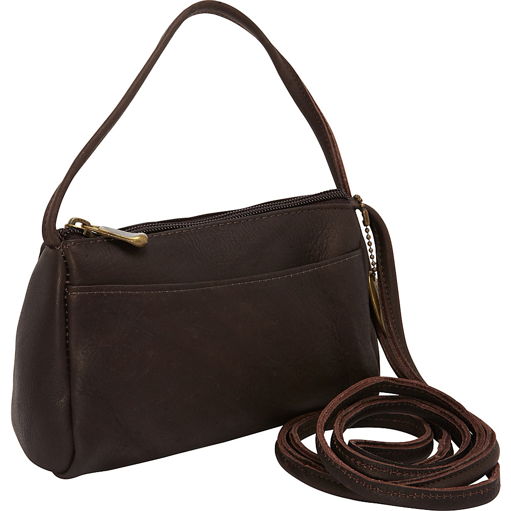 David King Co. Top Zip Mini Bag Cafe David King Co. Leather Handbags