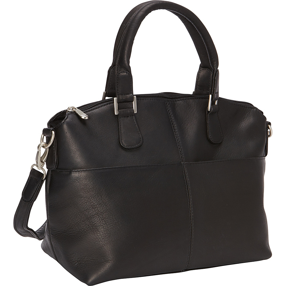 Le Donne Leather Esperanto Satchel Black Le Donne Leather Leather Handbags