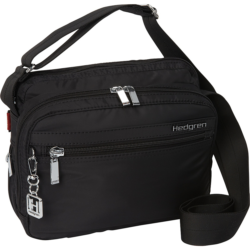 Hedgren Metro Crossbody Bag 03 Version Black Hedgren Fabric Handbags