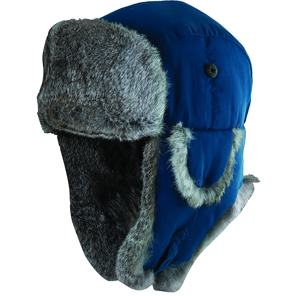 Woolrich Supplex Fur Trooper Hat Ink Medium Woolrich Hats Gloves Scarves