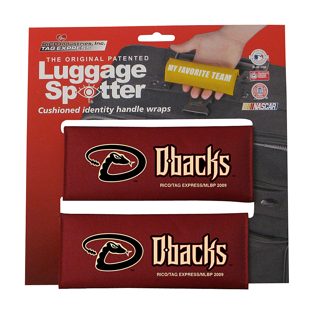 Luggage Spotters MLB Arizona Diamondbacks Luggage Spotter Red Luggage Spotters Luggage Accessories