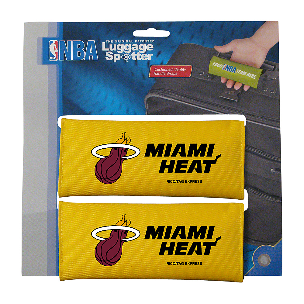 Luggage Spotters NBA Miami Heat Luggage Spotter Yellow Luggage Spotters Luggage Accessories