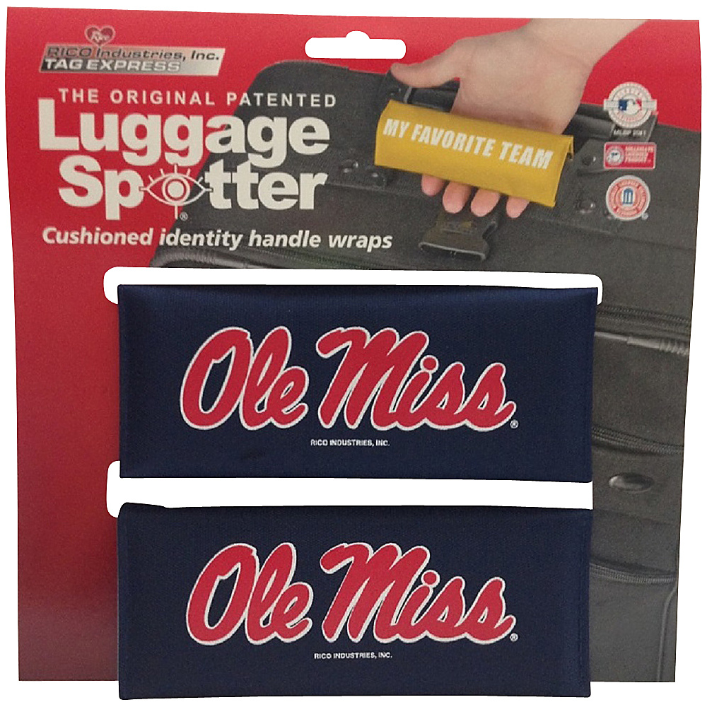 Luggage Spotters NCAA Mississippi Ole Miss Luggage Spotter Navy Luggage Spotters Luggage Accessories