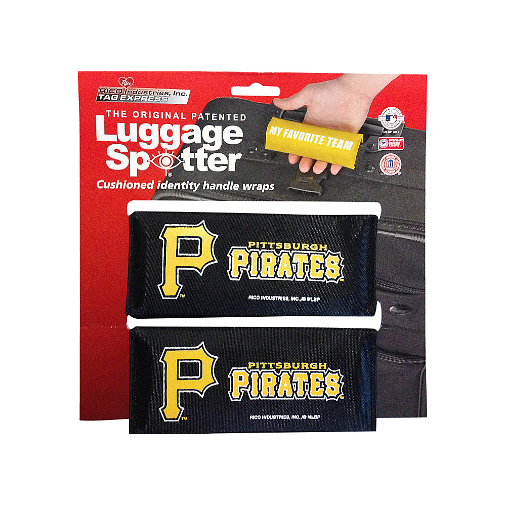 Luggage Spotters MLB Pittsburgh Pirates Luggage Spotter Black Luggage Spotters Luggage Accessories