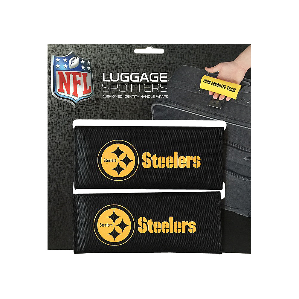 Luggage Spotters NFL Pittsburgh Steelers Luggage Spotter Black Luggage Spotters Luggage Accessories