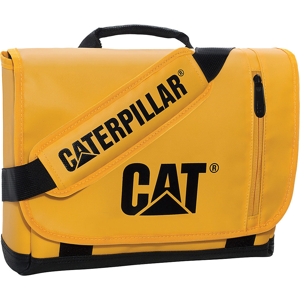 CAT Great Basin Small Messenger Bag CAT Yellow Black CAT Messenger Bags