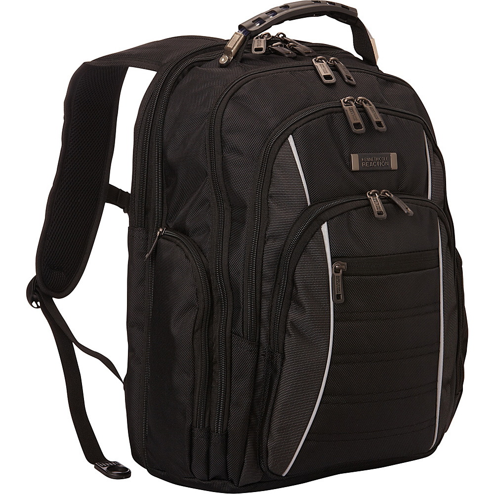 Kenneth Cole Reaction Easy as Pie Laptop Backpack Black Kenneth Cole Reaction Business Laptop Backpacks