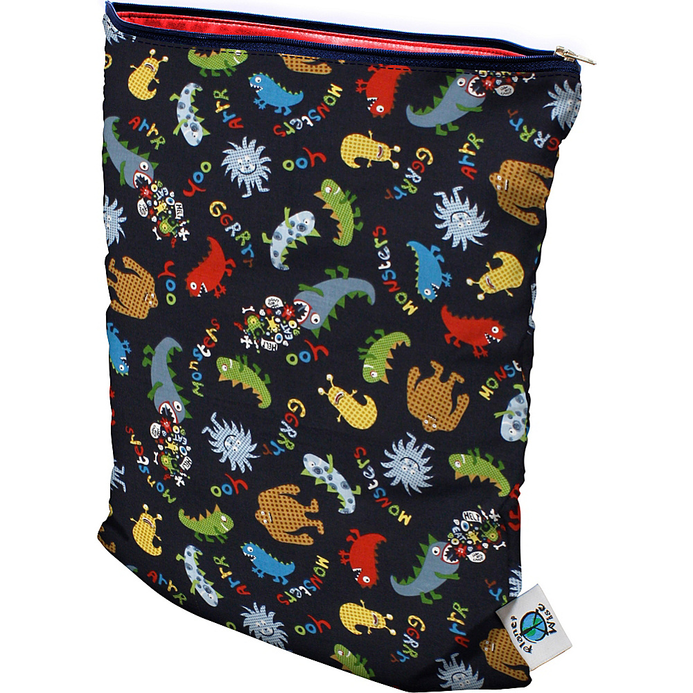 Planet Wise Medium Wet Bag Monster Mash Planet Wise Diaper and Baby Accessories