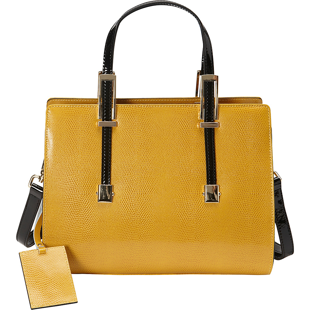 Donna Bella Designs Chloe Tote Yellow Donna Bella Designs Leather Handbags
