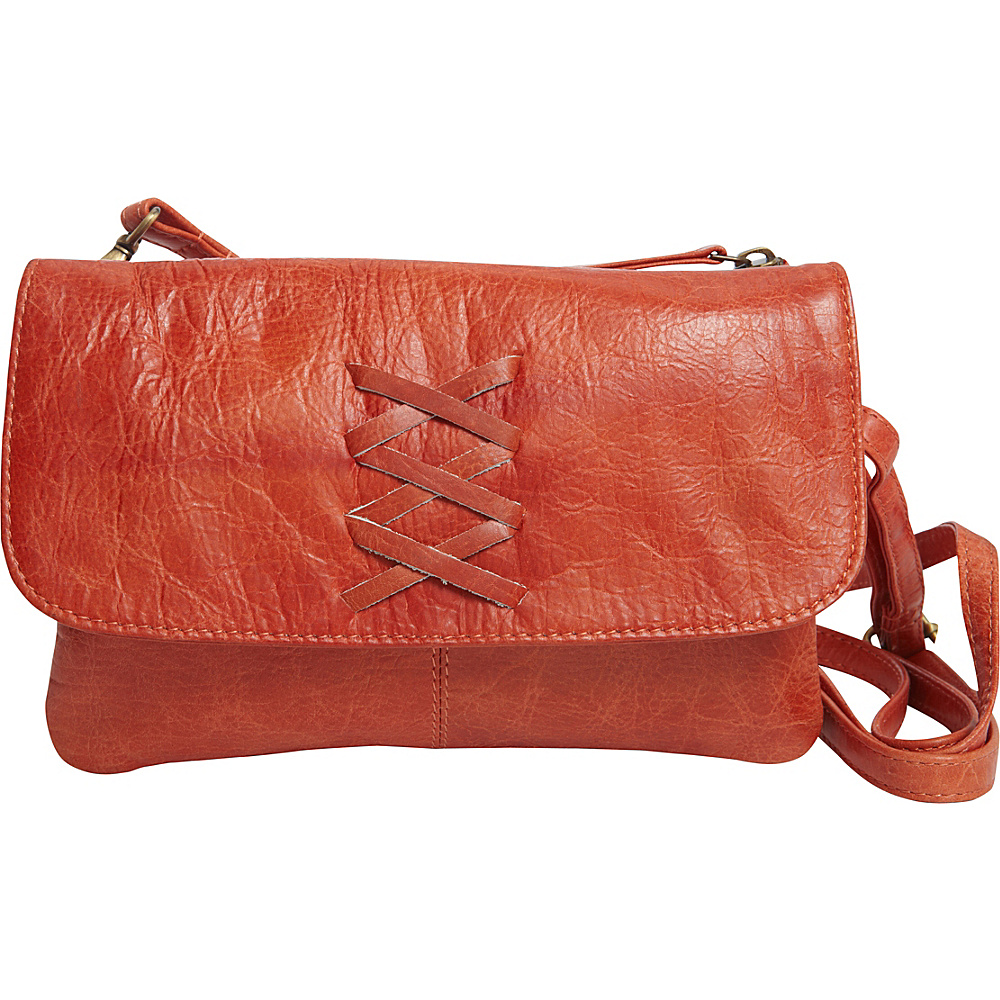 Latico Leathers Meredith Crossbody Vintage Red Latico Leathers Leather Handbags