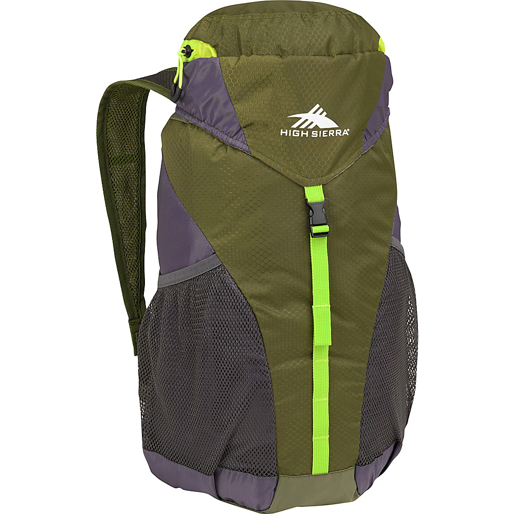 High Sierra 20L Packable Sport Backpack MOSS MERCURY CHARTREUSE High Sierra Packable Bags