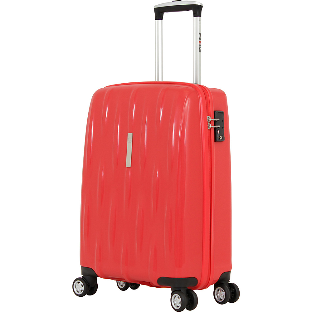SwissGear Travel Gear 20 Hardside Spinner Orange Red SwissGear Travel Gear Hardside Carry On