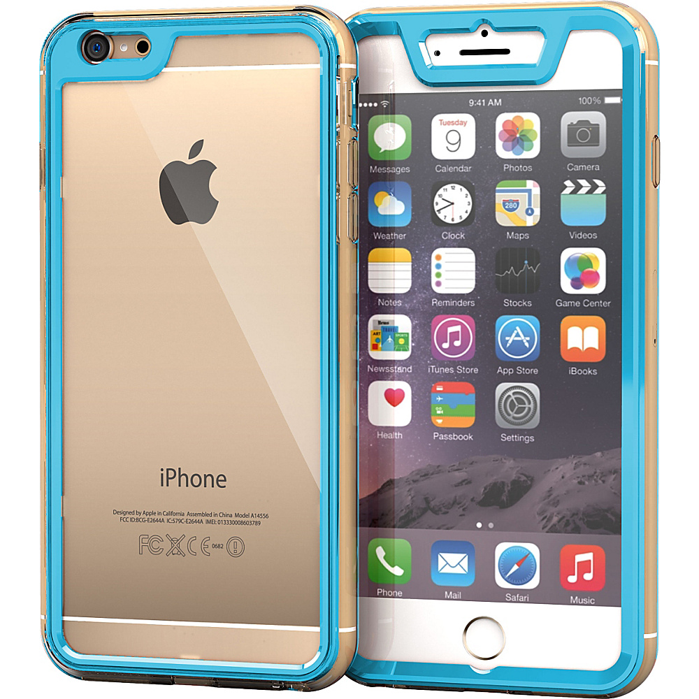 rooCASE Premium Protective Full Body Case for Apple iPhone 6 6s 4.7 inch Blue rooCASE Electronic Cases