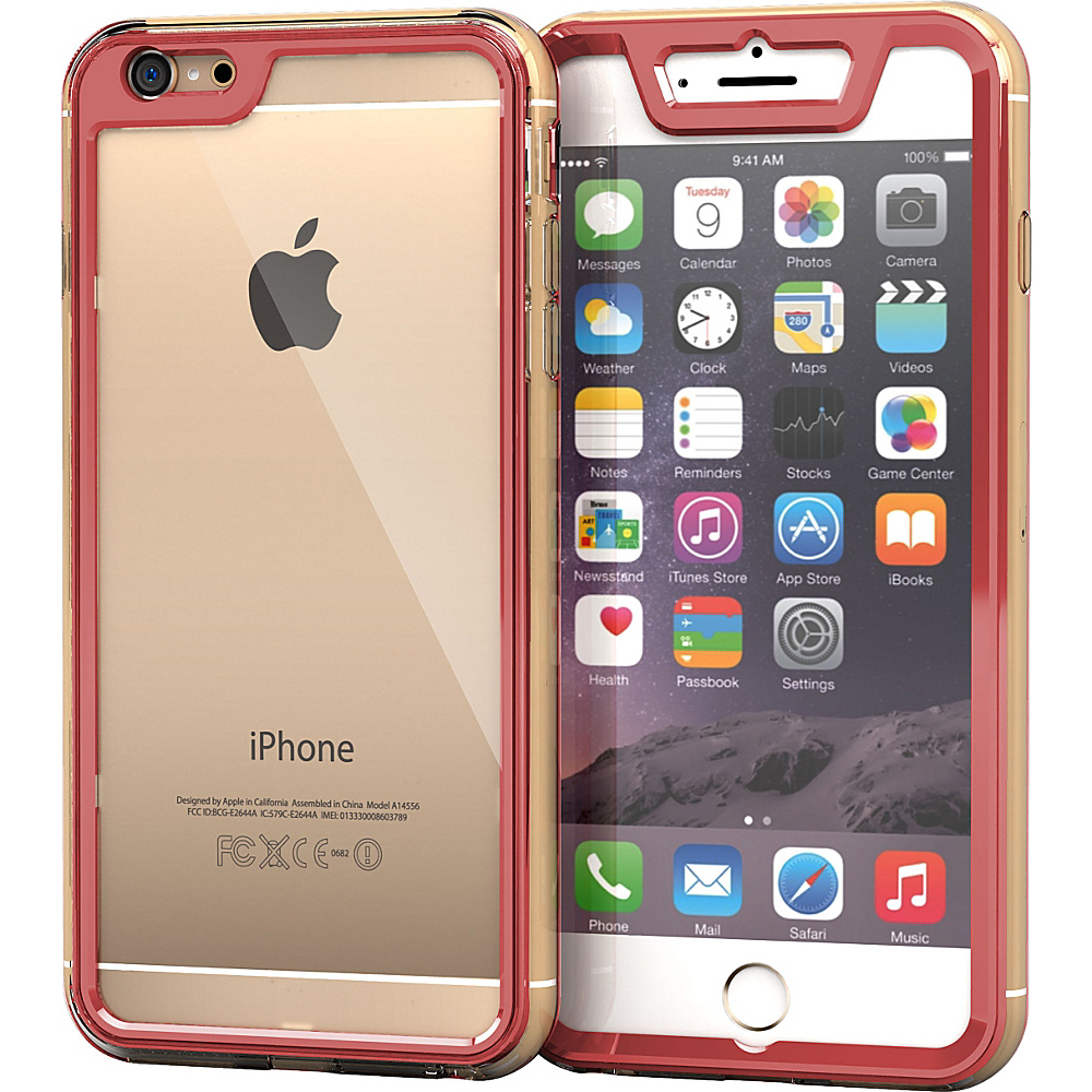 rooCASE Premium Protective Full Body Case for Apple iPhone 6 6s 4.7 inch Red rooCASE Electronic Cases