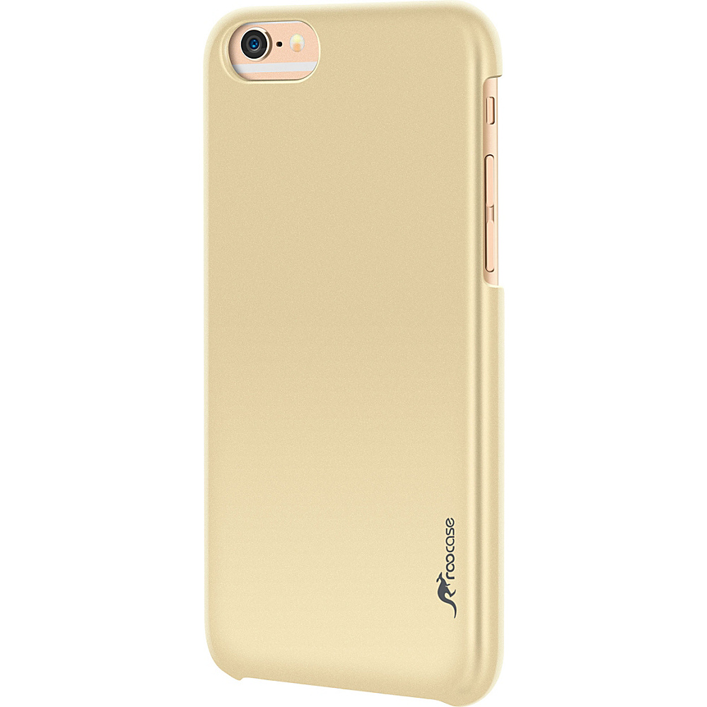 rooCASE Slim Fit Median Hard Case Protective Shell Cover for iPhone 6 6s 4.7 Fossil Gold rooCASE Electronic Cases