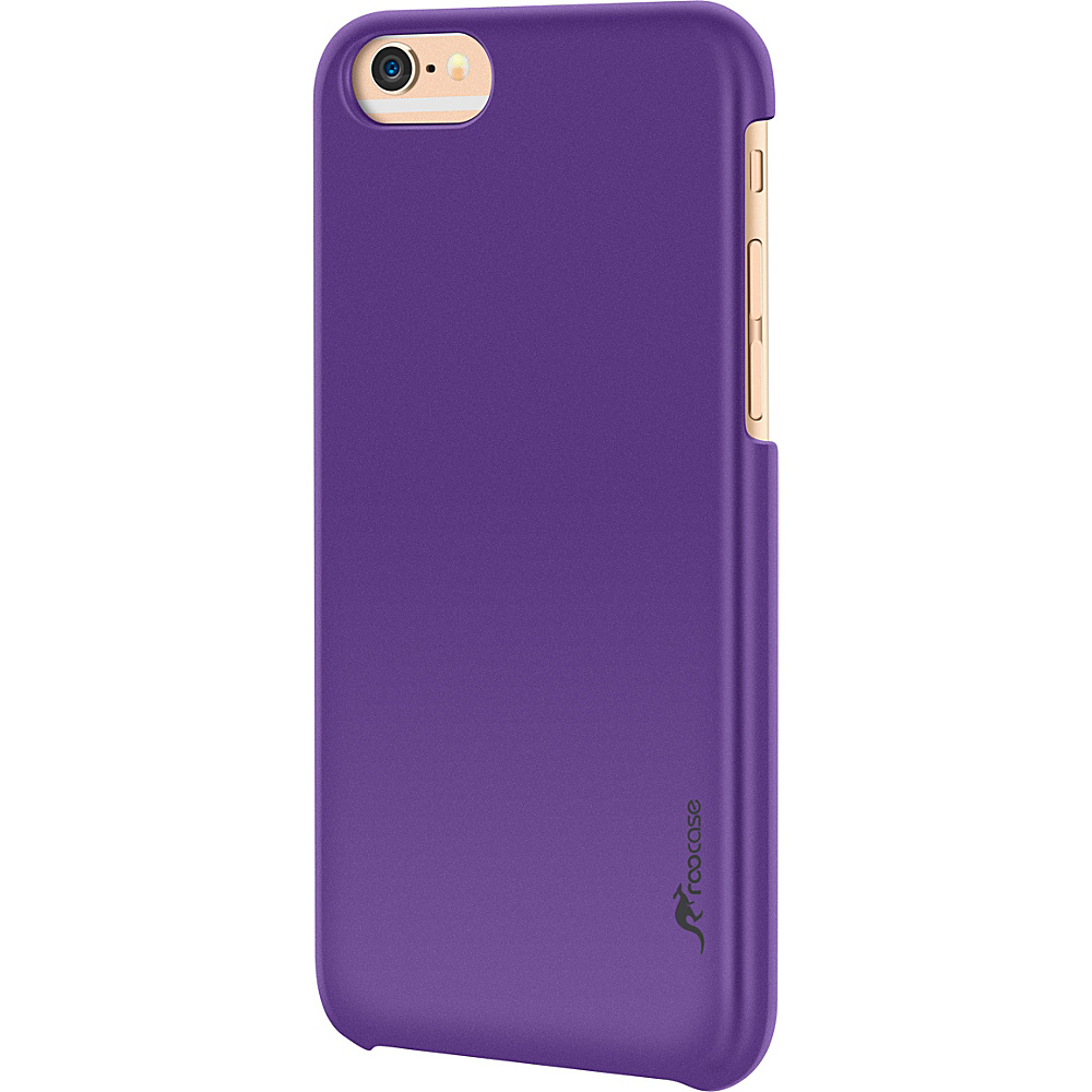 rooCASE Slim Fit Median Hard Case Protective Shell Cover for iPhone 6 6s 4.7 Purple rooCASE Electronic Cases