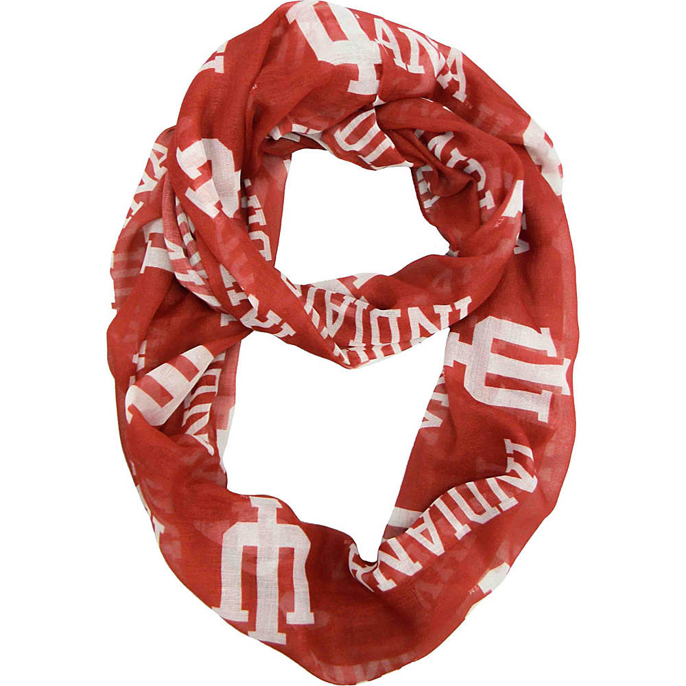 Littlearth Sheer Infinity Scarf Big Ten Teams Indiana University Littlearth Hats Gloves Scarves