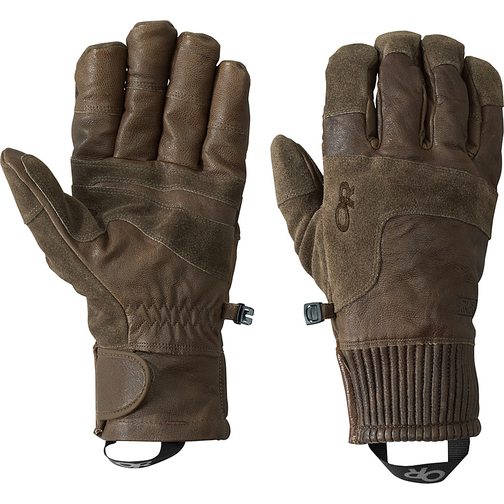 Outdoor Research Rivet Gloves Coffee Bean LG Outdoor Research Gloves