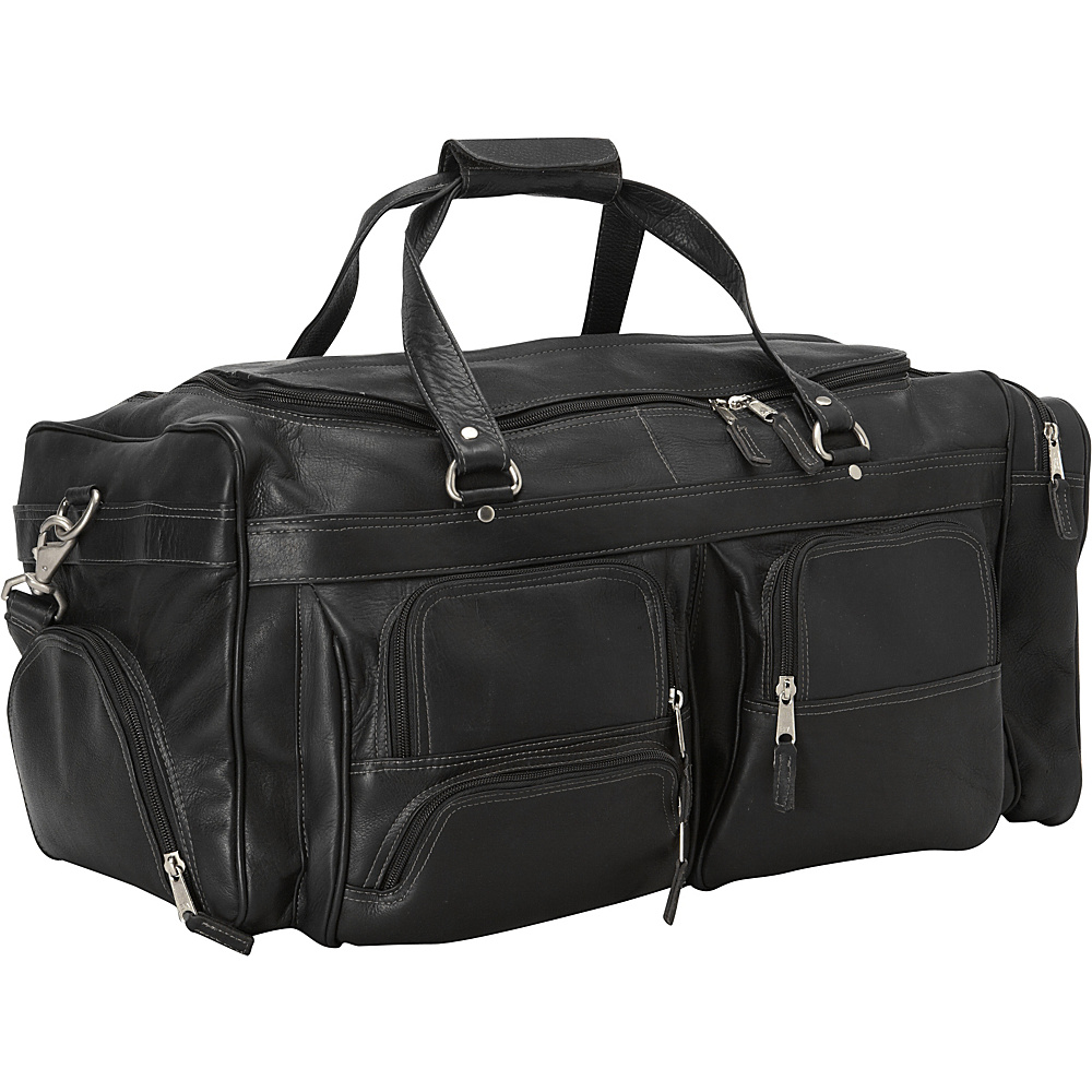 Latico Leathers Deluxe Travel Bag Black Latico Leathers Travel Duffels