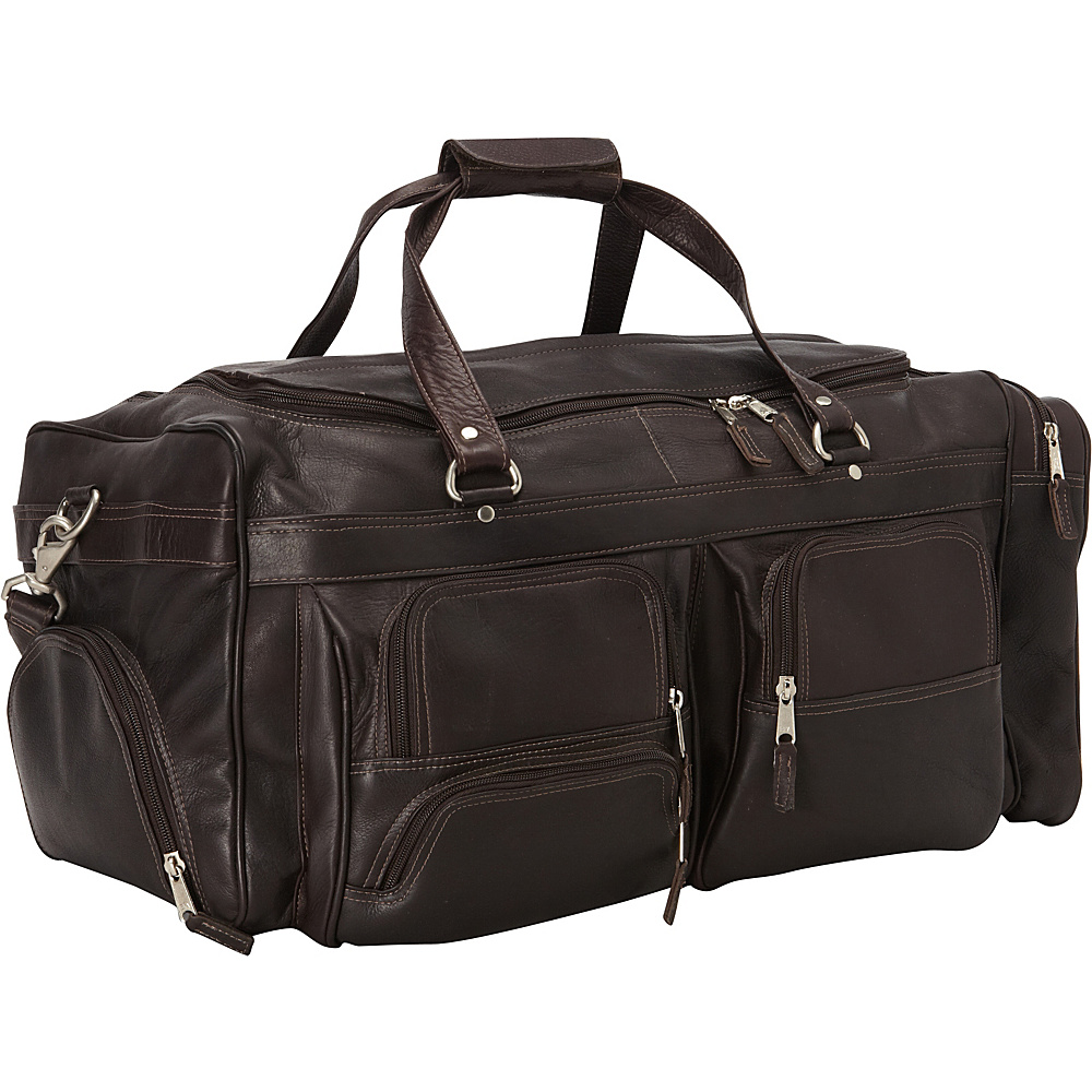 Latico Leathers Deluxe Travel Bag CafÃ© Latico Leathers Travel Duffels