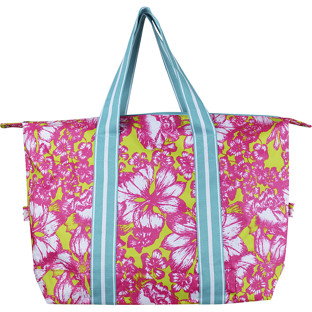 All For Color Travel Tote Aloha Paradise All For Color Fabric Handbags