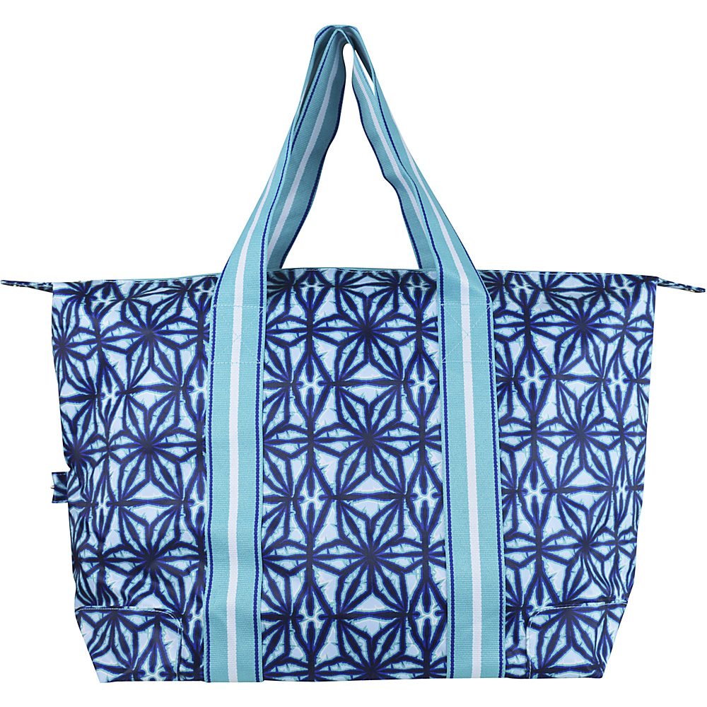 All For Color Travel Tote Indigo Batik All For Color Fabric Handbags
