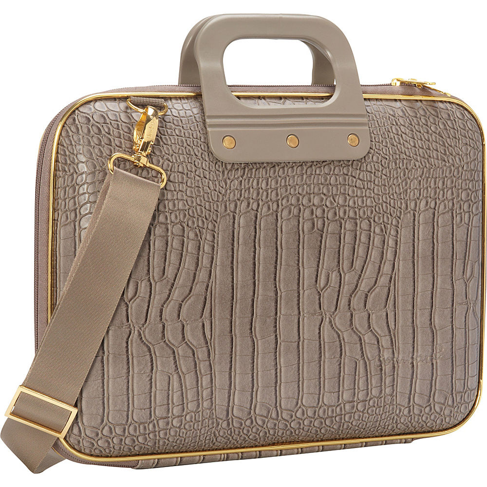 Bombata Gold Cocco 13 inch Laptop Case Taupe Bombata Non Wheeled Business Cases