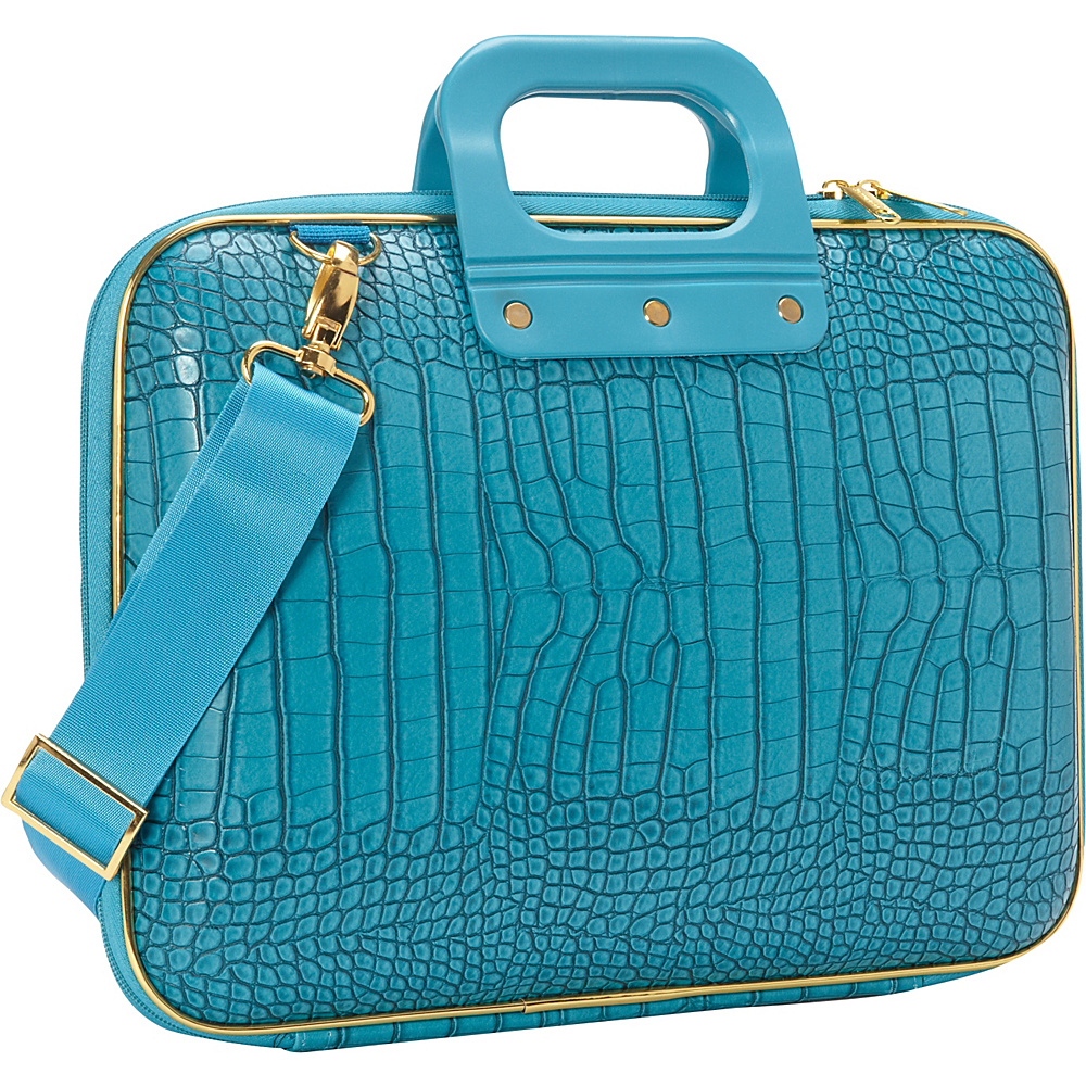 Bombata Gold Cocco 13 inch Laptop Case Turquoise Bombata Non Wheeled Business Cases