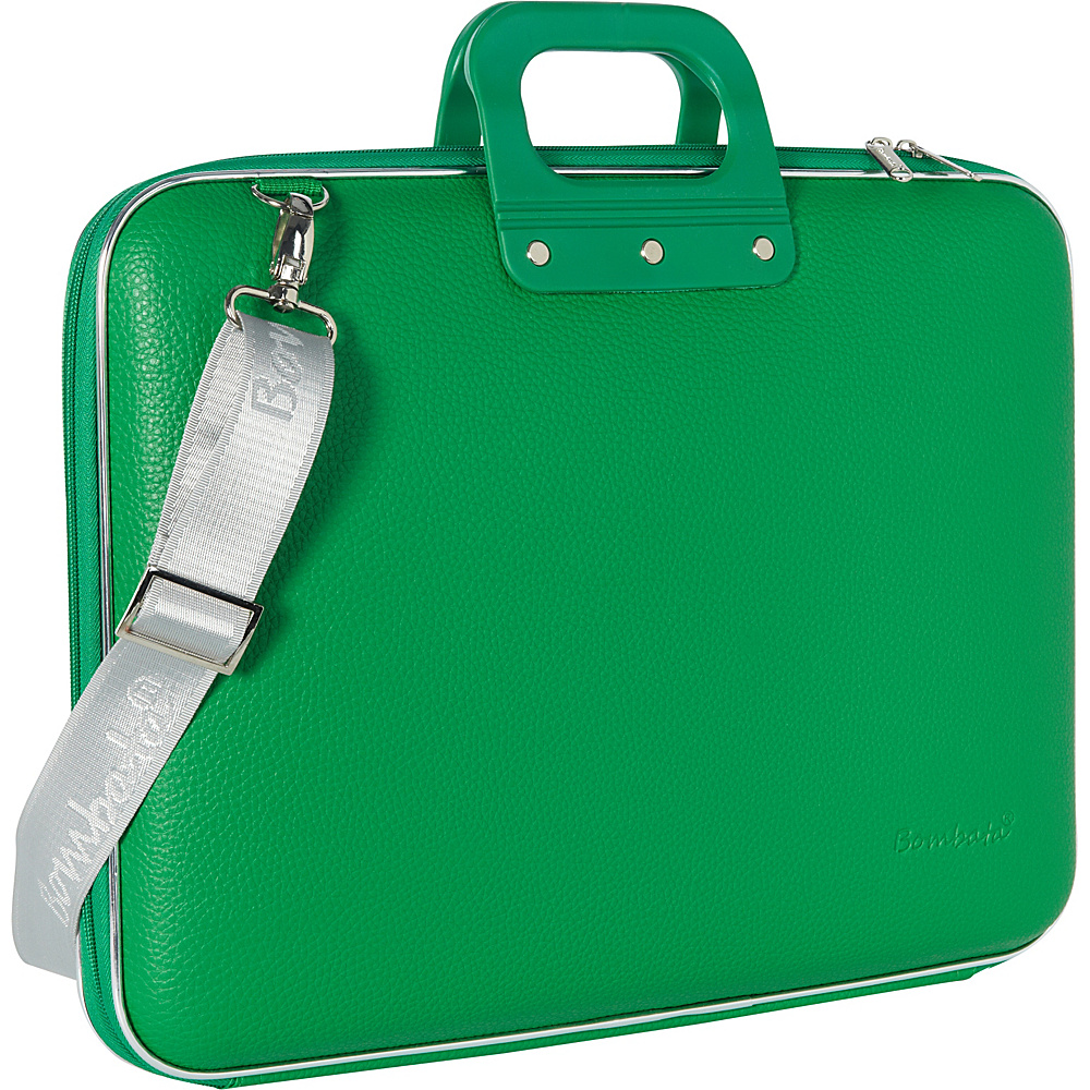 Bombata Gold Cocco 13 inch Laptop Case Emerald Green Bombata Non Wheeled Business Cases