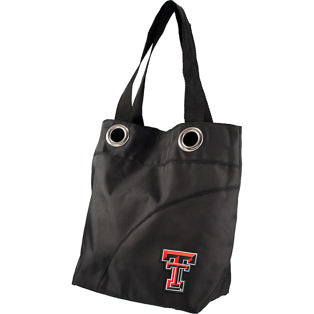 Littlearth Color Sheen Tote Big 12 Teams Texas Tech University Littlearth Fabric Handbags