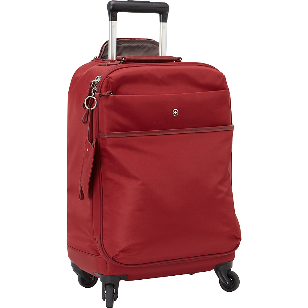 Victorinox Ambition 20 Carry On Spinner Black Cherry Victorinox Small Rolling Luggage