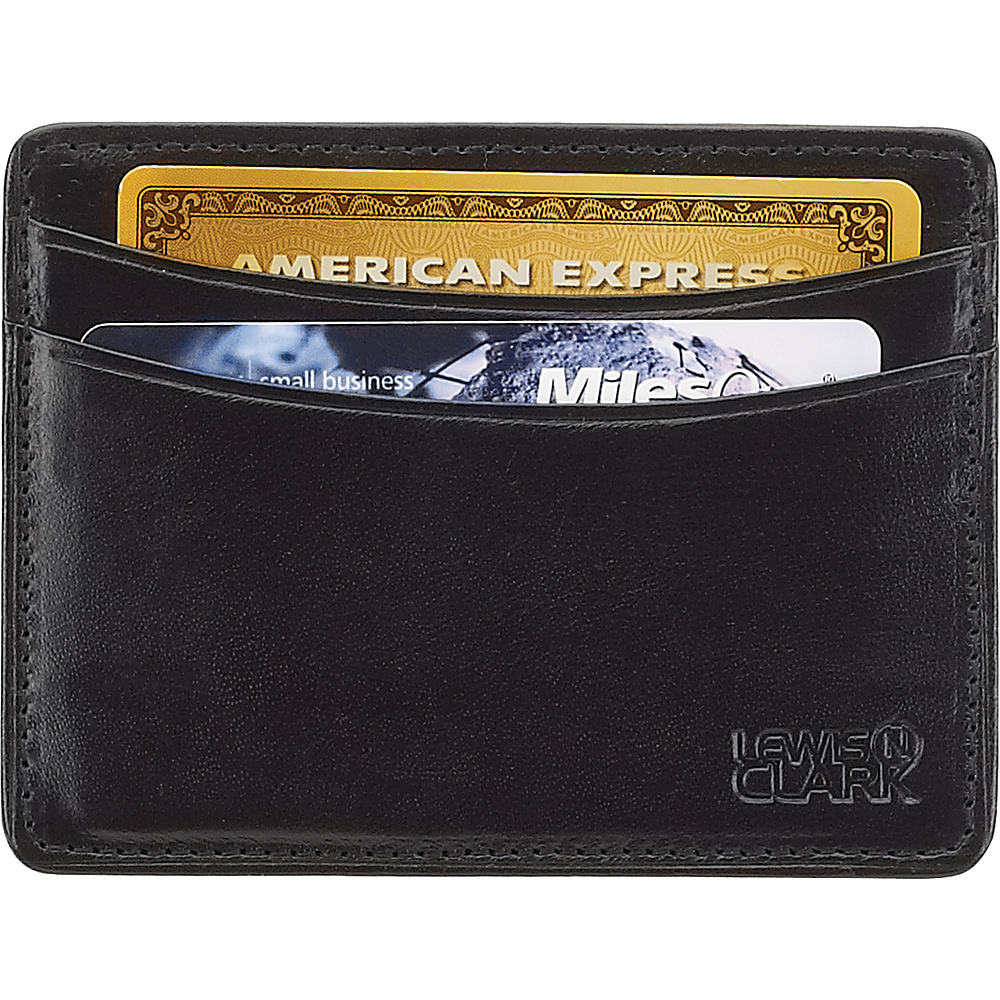 Lewis N. Clark RFID Card Holder Black Lewis N. Clark Travel Wallets