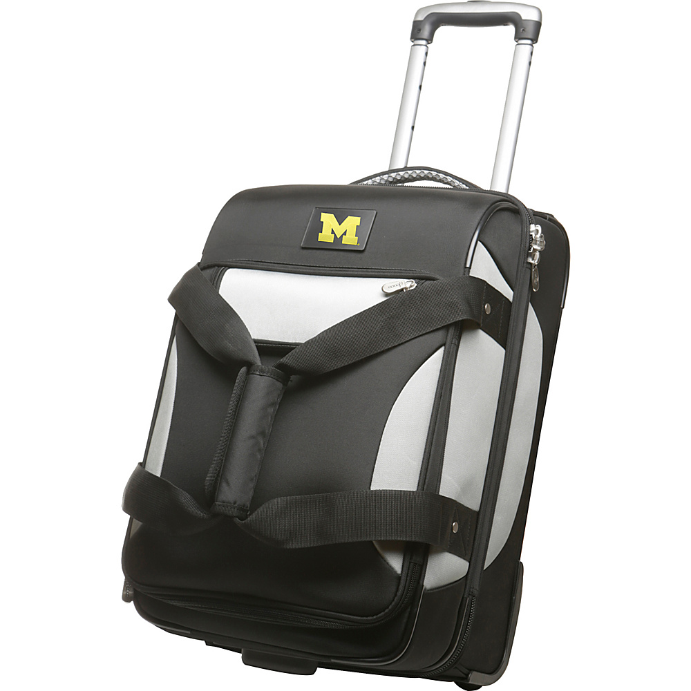Denco Sports Luggage NCAA 22 Black Bottom Duffel University of Michigan Wolverines Denco Sports Luggage Small Rolling Luggage