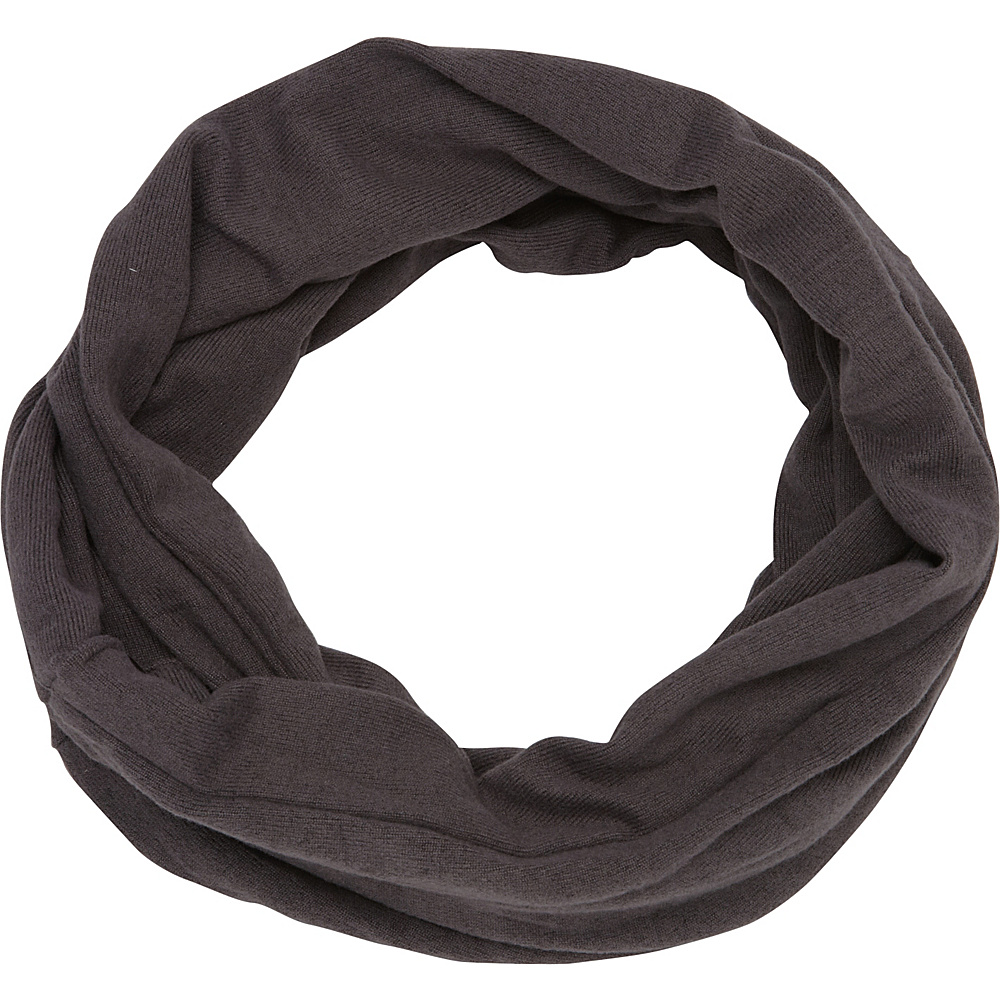 Magid Solid Infinity Scarf Grey Magid Hats Gloves Scarves