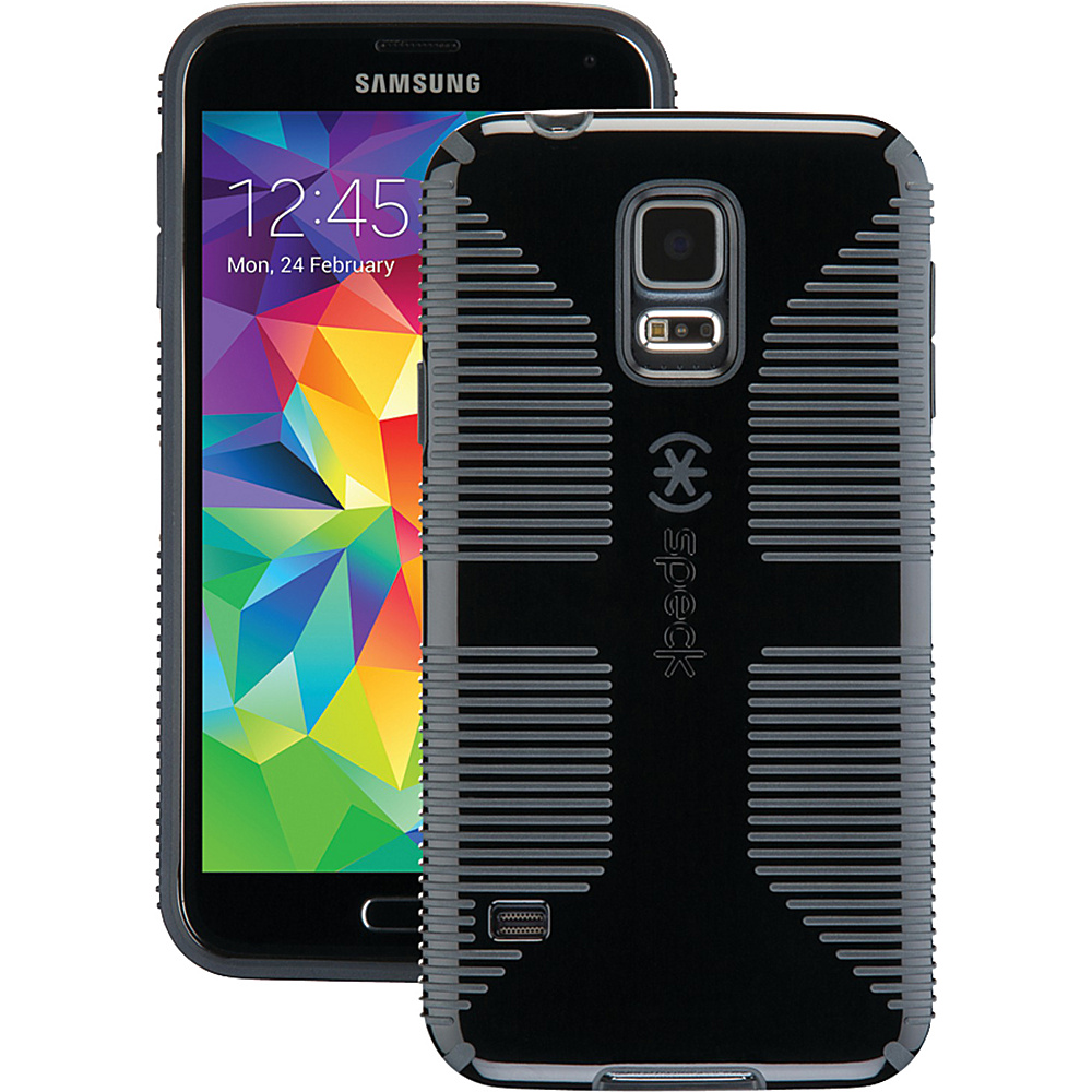 Speck Samsung Galaxy S5 Candyshell Grip Case Black Slate Gray Speck Electronic Cases