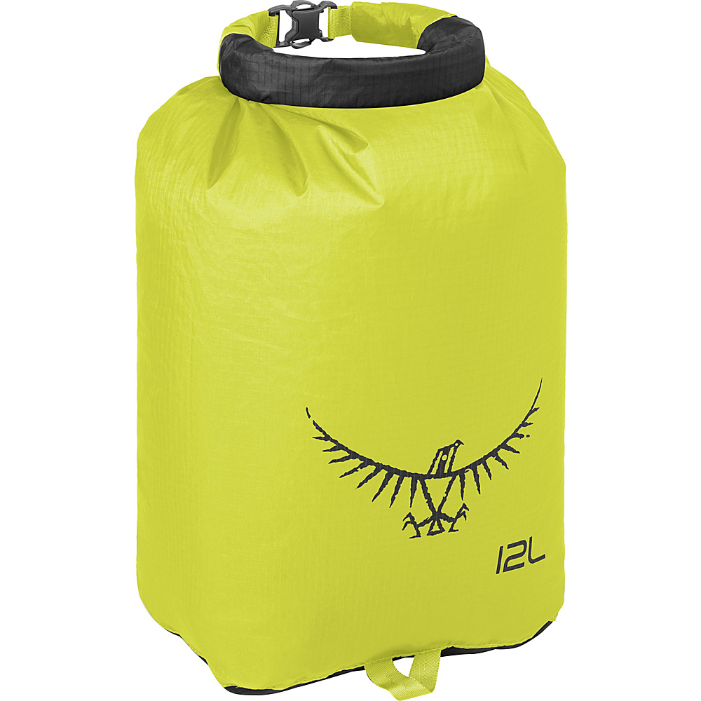 Osprey Ultralight Dry Sack Electric Lime â 12L Osprey Outdoor Accessories