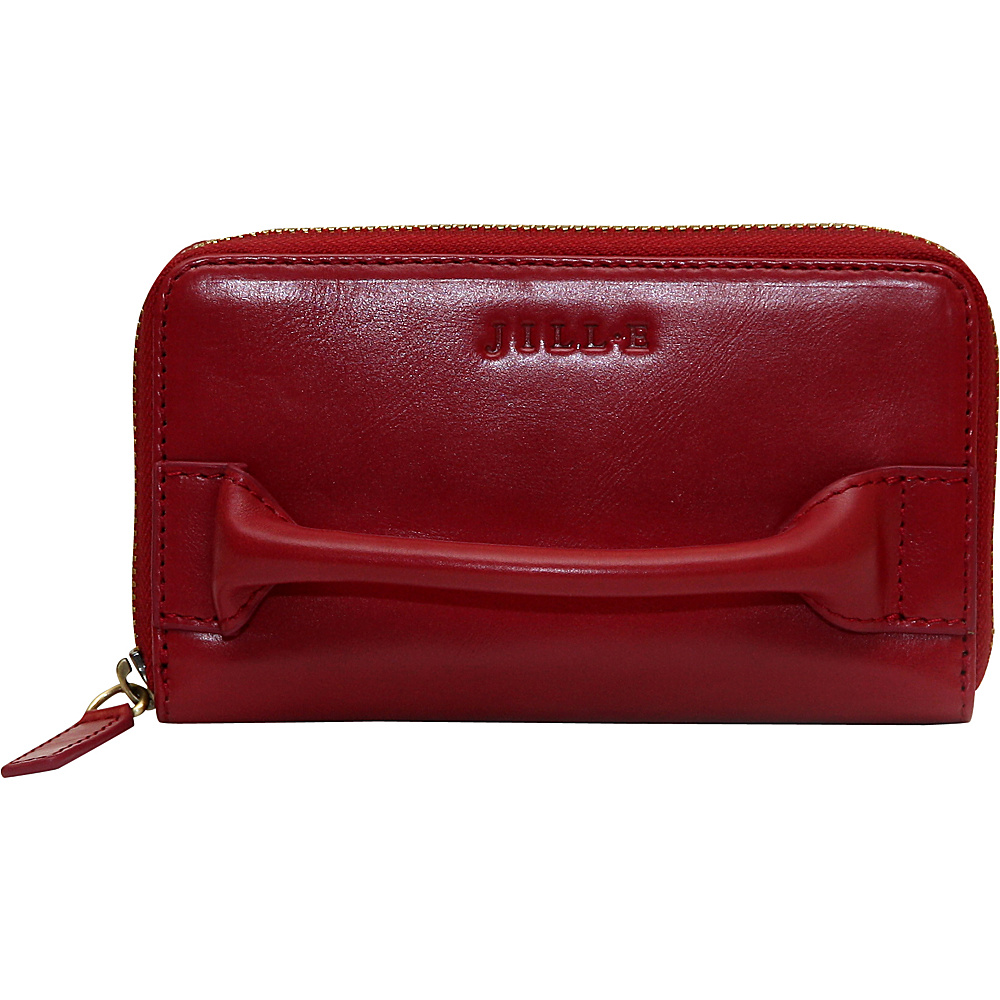Jill e Designs Calhoun Leather Smartphone Clutch Red Jill e Designs Women s Wallets
