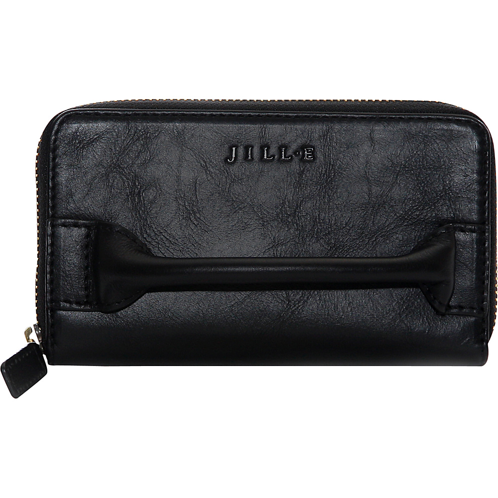 Jill e Designs Calhoun Leather Smartphone Clutch Black Jill e Designs Women s Wallets