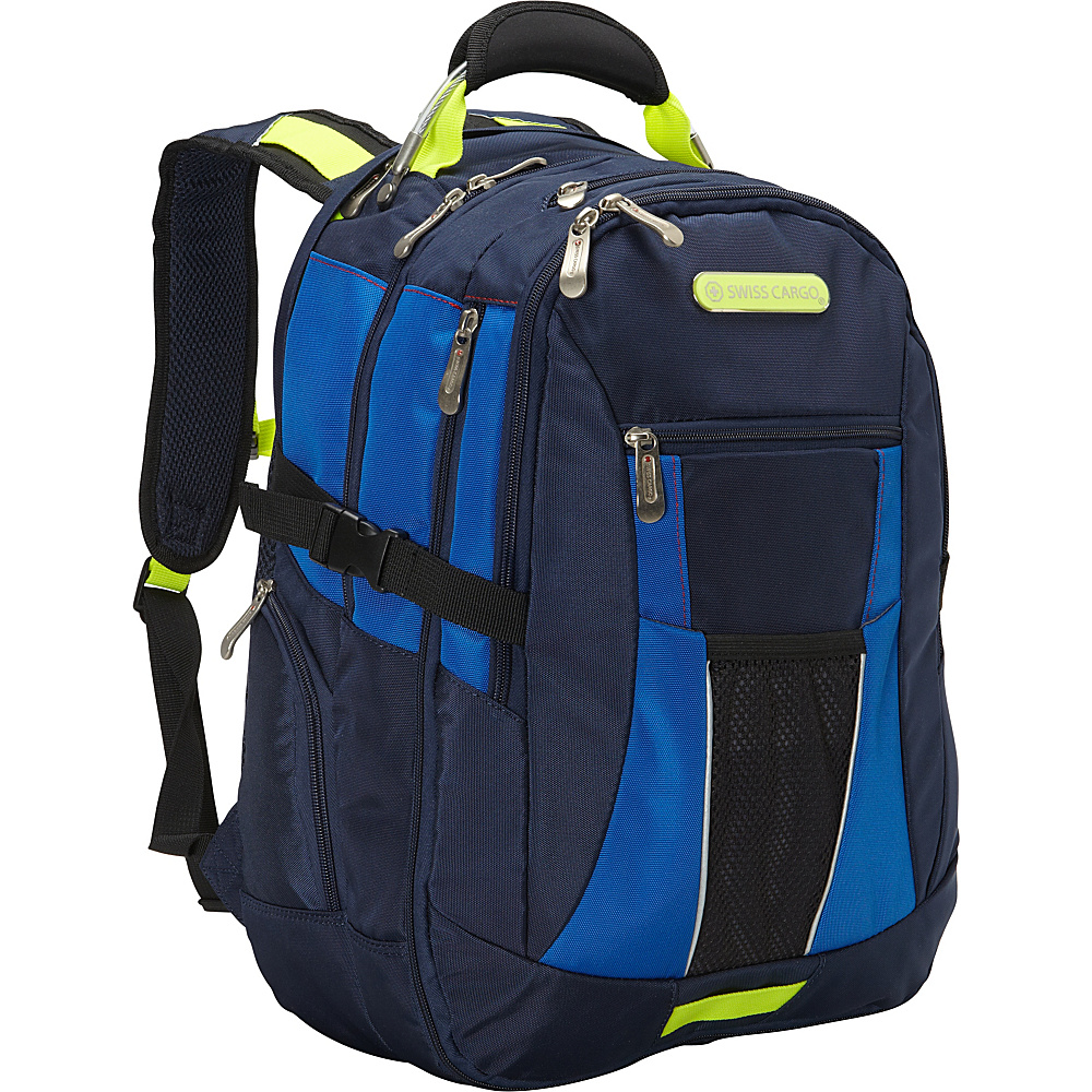 Swiss Cargo SCX22 19 Backpack Blue Swiss Cargo Business Laptop Backpacks