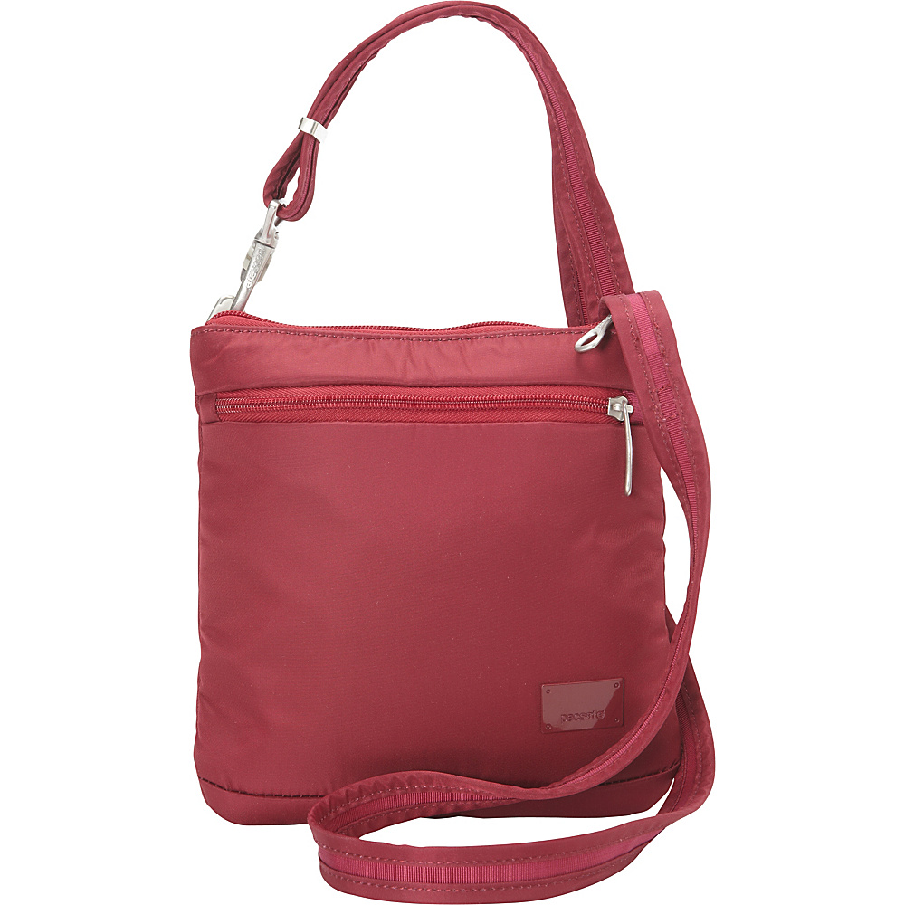 Pacsafe Citysafe CS50 Cranberry Pacsafe Fabric Handbags